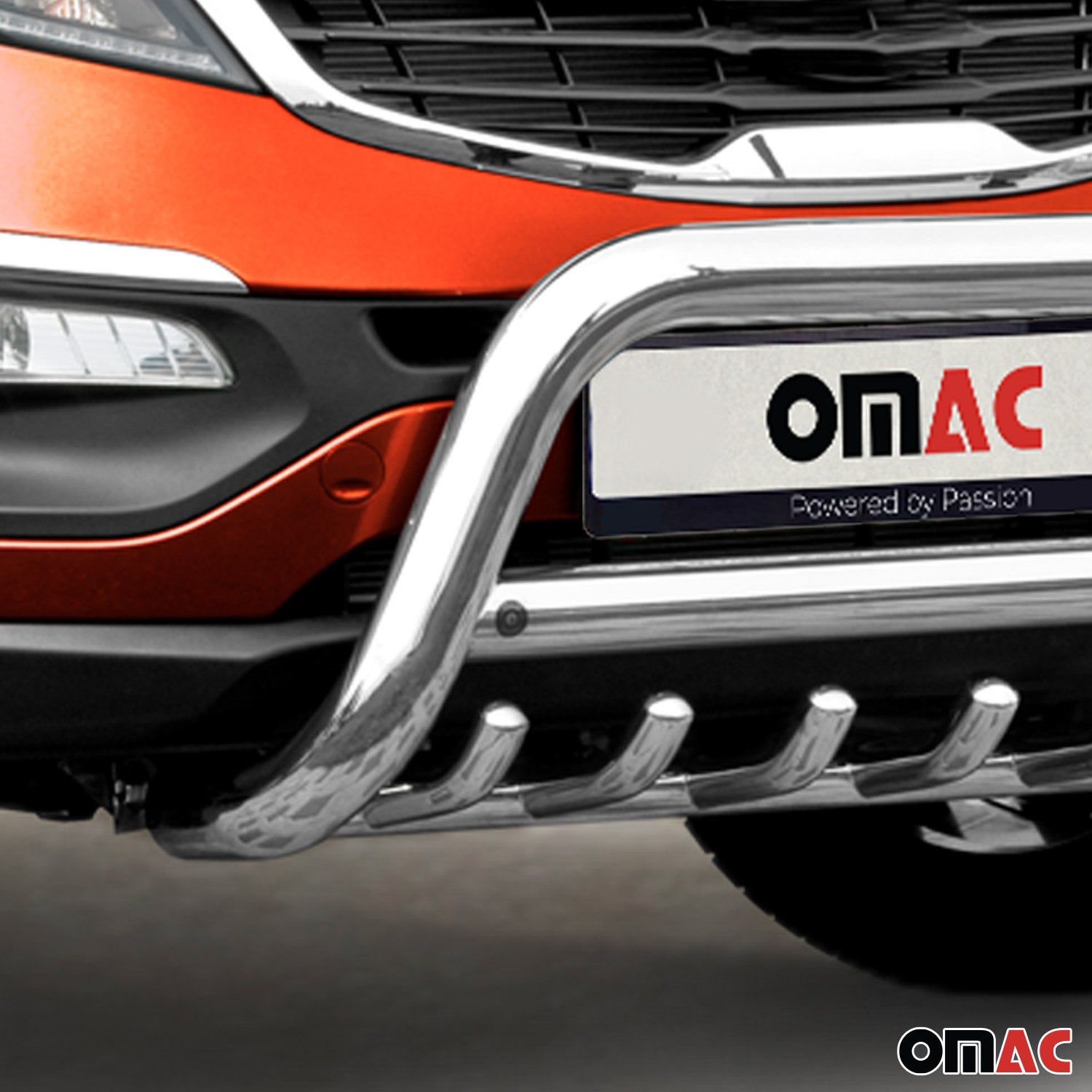 Pare-Buffle Avant Pour Kia Sportage 2010-2014 en Acier Inox Argent