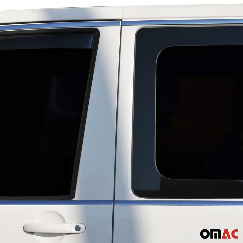 Baguettes pour contour latérales pour VW T6 T6.1 2015-2024 14pcs en inox chrome