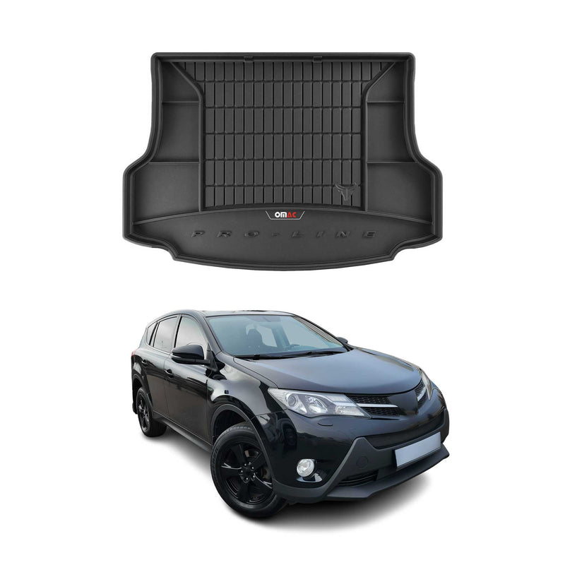 Tapis de Coffre pour Toyota RAV4 2013-2018 TPE Noir