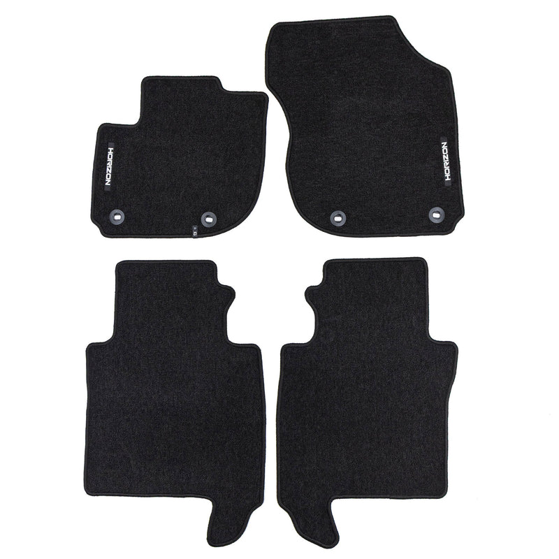 Tapis de Sol de Voiture pour Honda HR-V II 2015-2021 Velours Imperméable 4Pcs