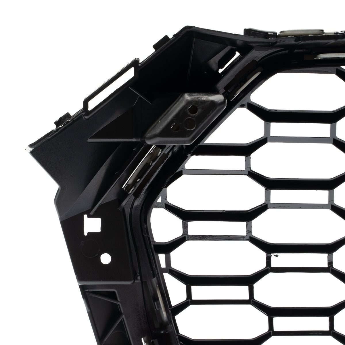 JOM Calandre pour A4 B9 Sport-Design ohne Emblem PDC Plastique Noir Brillant