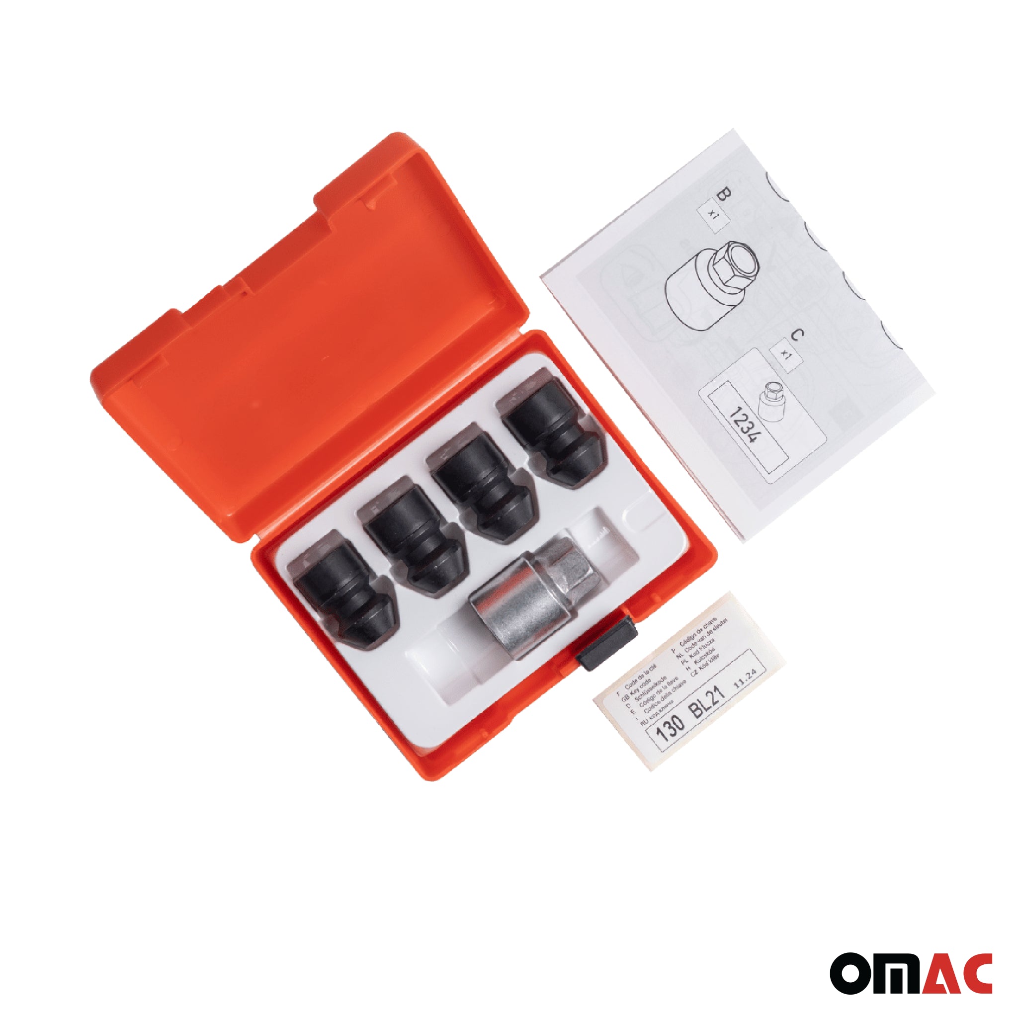 Vis de roue antivol pour Dodge Nitro 2007-2012 Acier Noir lot de 4 1/2"