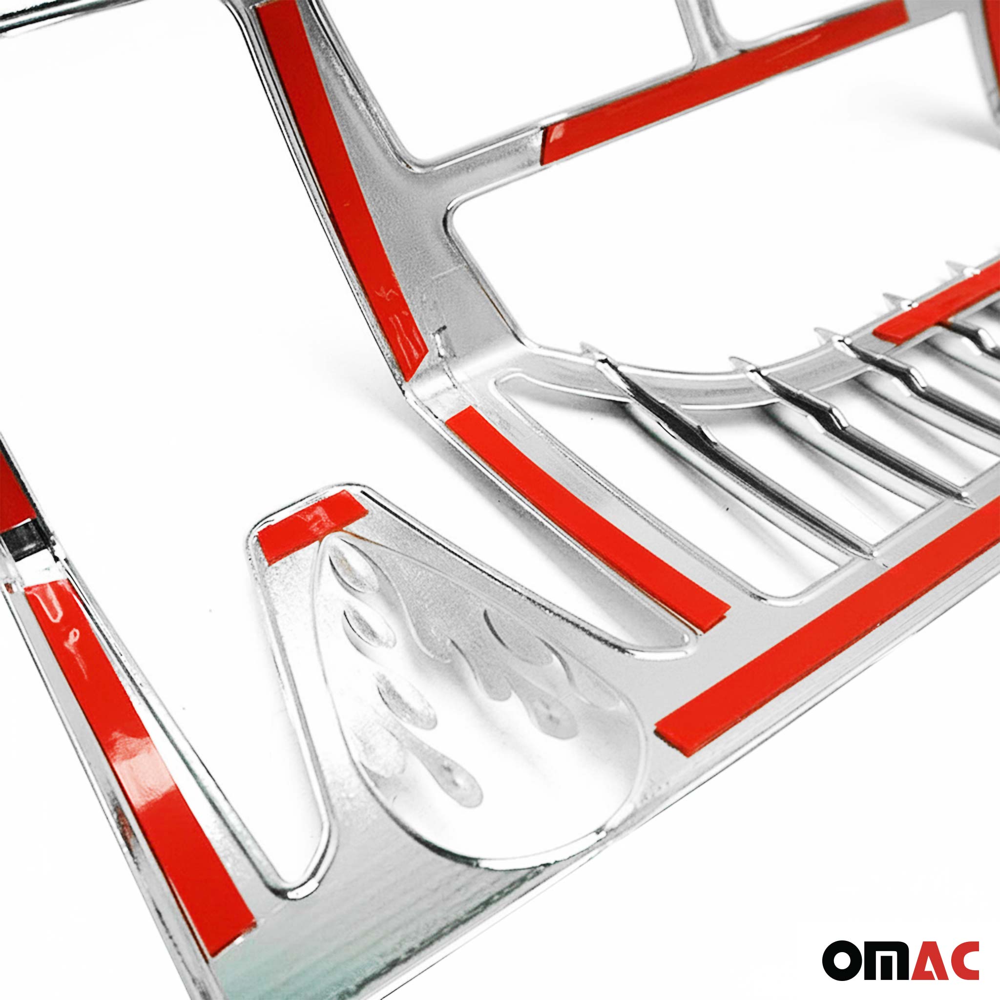 Cadre de Feu Stop Arrière pour Fiat Ducato 2014-2026 ABS Chromé 2 Pcs