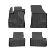 Tapis de Sol de Voiture pour Renault Megane IV 2016-24 sauf Coupé TPE Noir 4Pcs