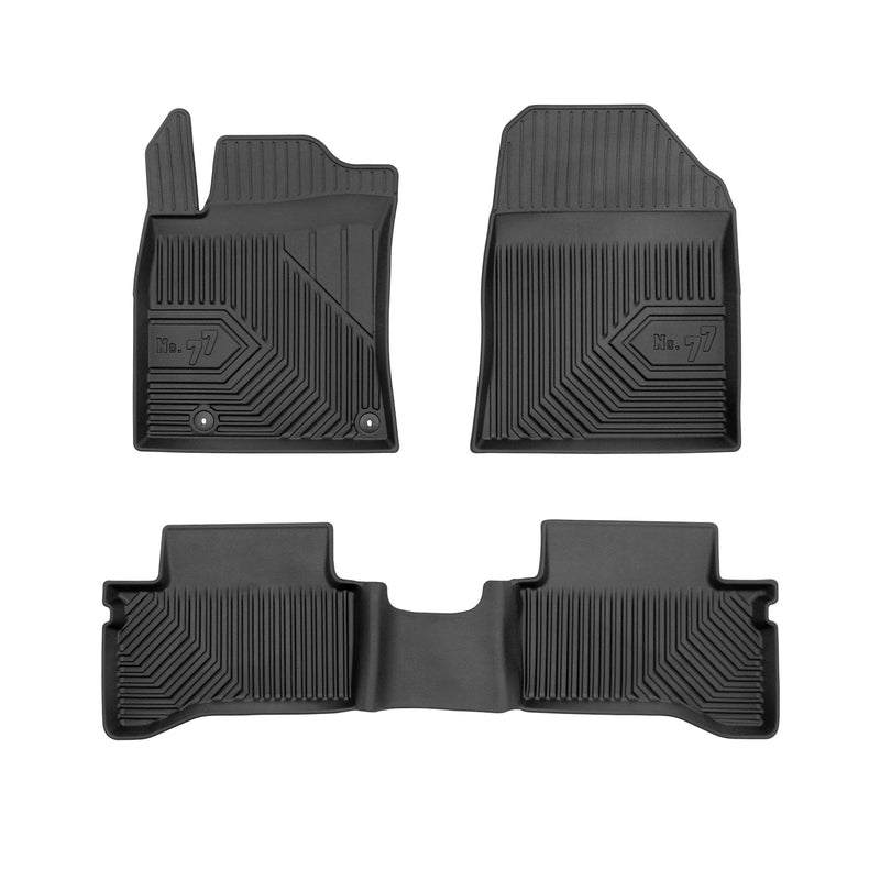 Tapis de Sol de Voiture pour Kia XCeed PHEV 2019-2025 TPE Imperméable Noir 3Pcs