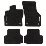 Tapis de Sol de Voiture pour Audi A3 8Y 2020-2025 HB Velours Imperméable 4Pcs
