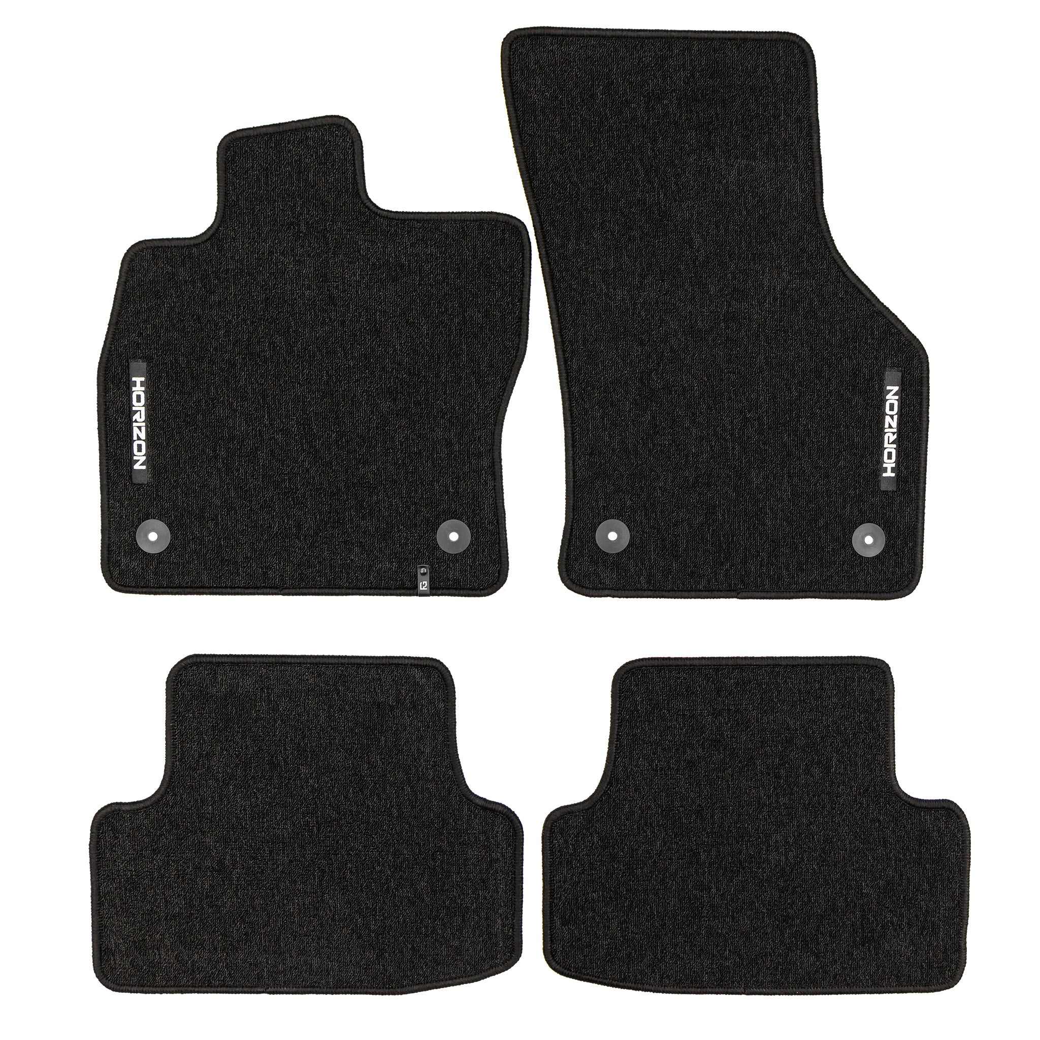 Tapis de Sol de Voiture pour Audi A3 8Y 2020-2025 HB Velours Imperméable 4Pcs