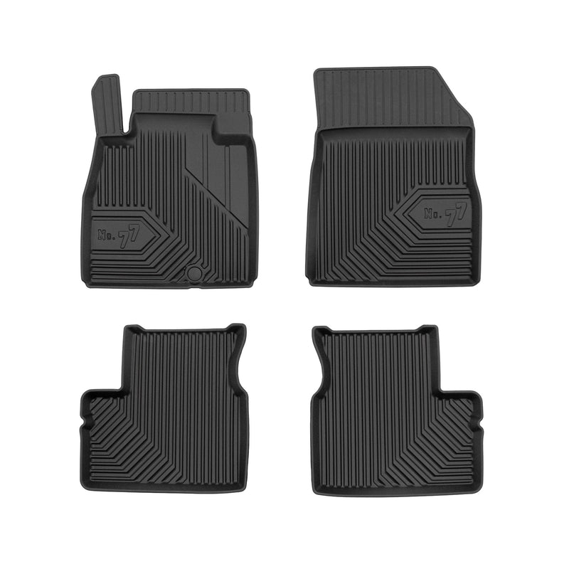 Tapis de Sol de Voiture pour Nissan Micra K13 2010-2016 TPE Imperméable 4Pcs