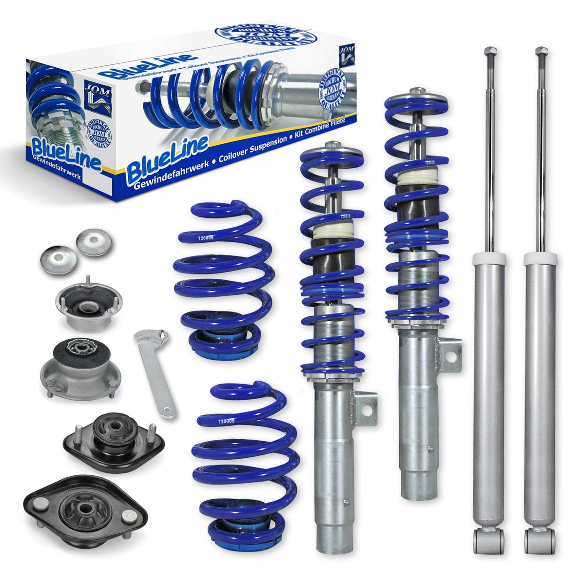 JOM BlueLine Combinés Filetés pour BMW E46 4 et 6 Zylinder sowie Touring 1998-05