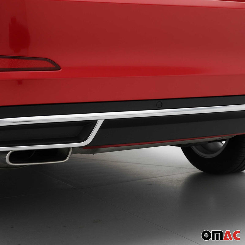 Garniture de Diffuseur de Pare-chocs Arrière pour Skoda Octavia 2012-2019 3Pcs