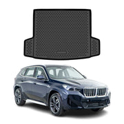 OMAC Tapis de coffre pour BMW X1 U11 2022-2026 Supérieur en caoutchouc TPE Noir