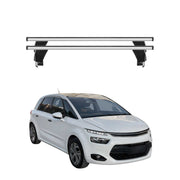 Barres de toit Transversales pour Citroen C4 Picasso II 2013-2018 Alu Gris 2x