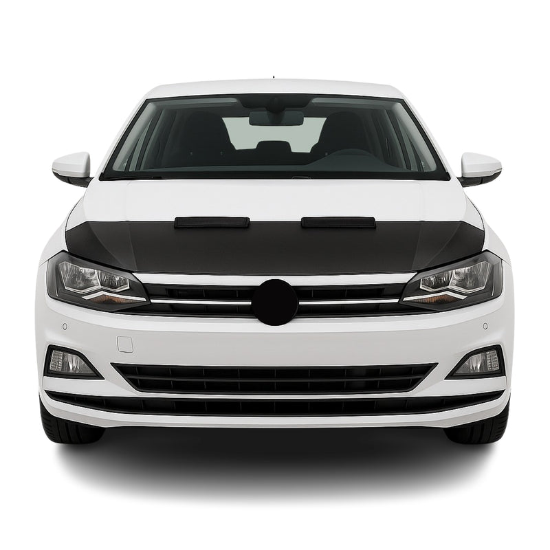 Protège Capot pour VW Polo 2017-2025 Masque de voiture vinyle Noir