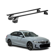 Barres transversales Menabo pour BMW Série 3 G20 G80 2019-2024 inox Noir
