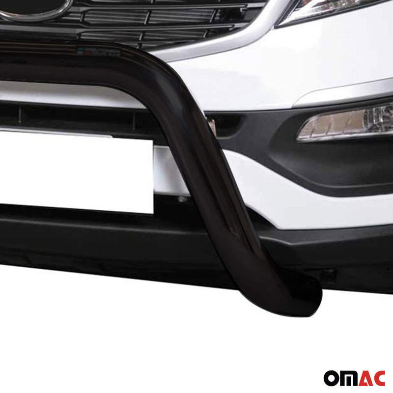 Pare-buffle Avant pour Kia Sportage 2010-2015 76 mm en Acier Noir