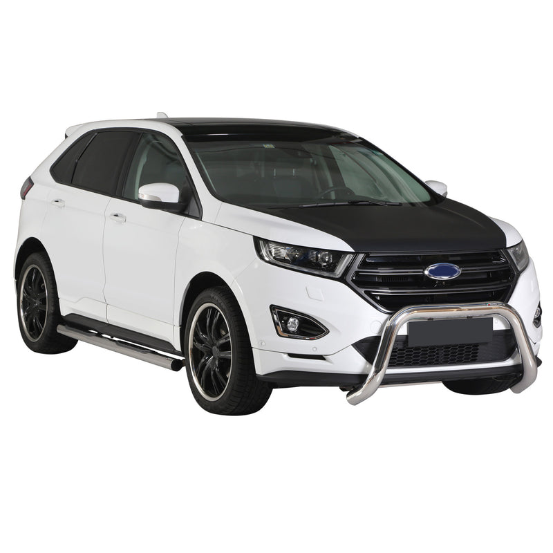 Pare-buffle Avant pour Ford Edge 2014-2018 76 mm en Acier Gris