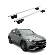 Barres de toit Transversales pour Mercedes GLA X247 SUV 2020-2026 ABE Fer