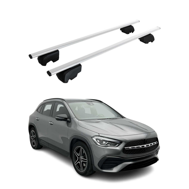 Barres de toit Transversales pour Mercedes GLA X247 SUV 2020-2025 ABE Fer
