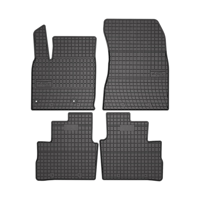 Tapis de Sol pour Nissan Qashqai 2021-2022 Caoutchouc Noir