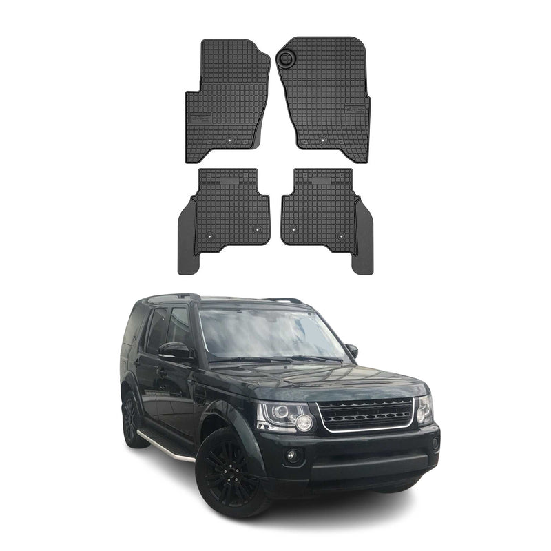 Tapis de Sol pour Land Rover Discovery 2009-2016 Caoutchouc Noir