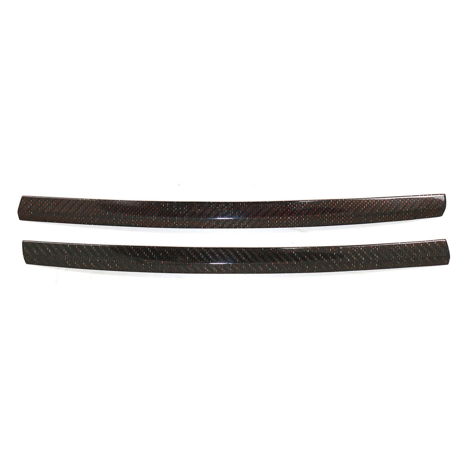 Moulure de Grille de Calandre pour VW T6 2015-2019 Highline Carbone Rouge 2x