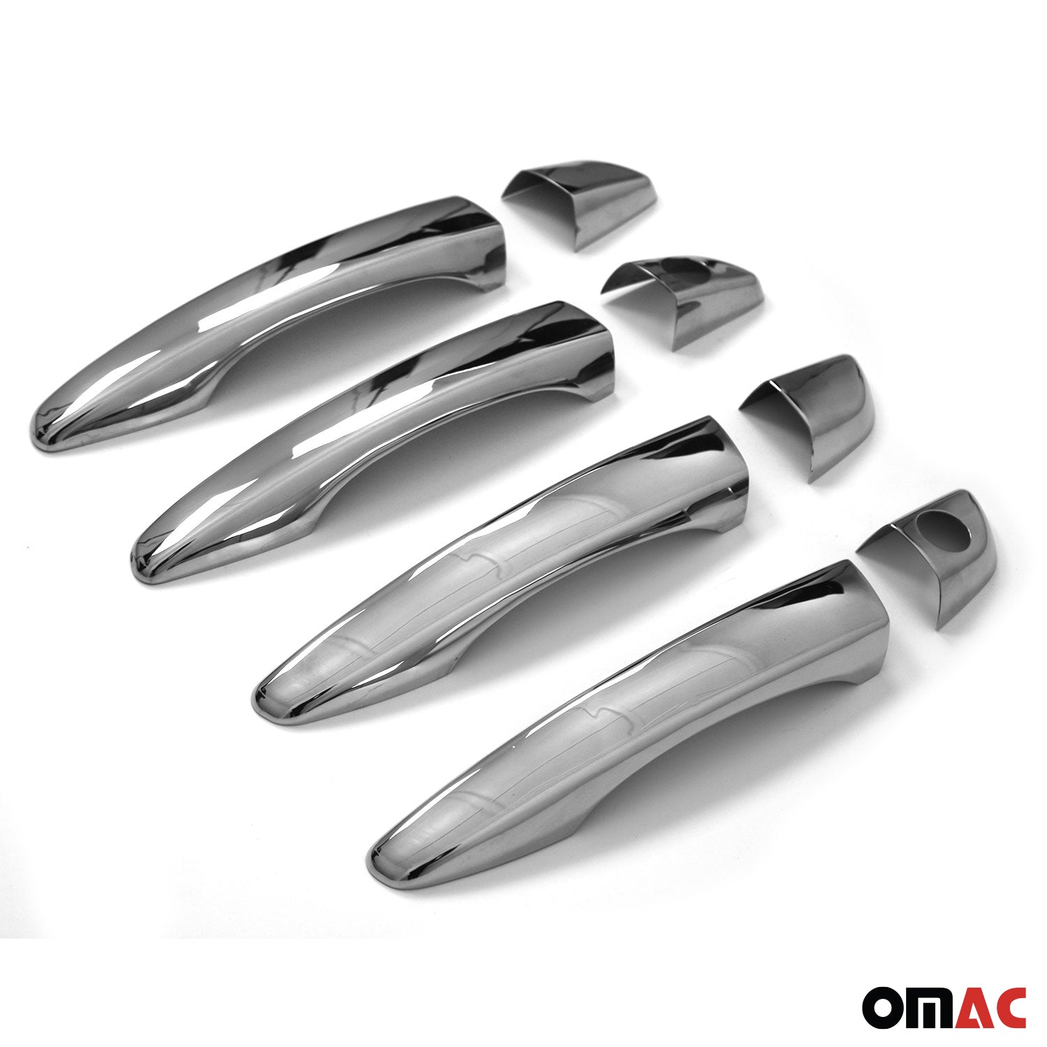 Couverture de poignée porte pour Citroen C3 / C3 Aircross 2016-2024 H2 Chromé