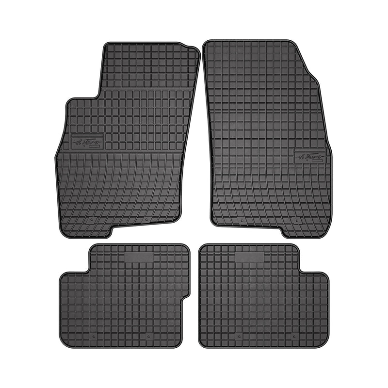 Tapis de Sol pour Fiat Punto 2005-2012 Caoutchouc Noir