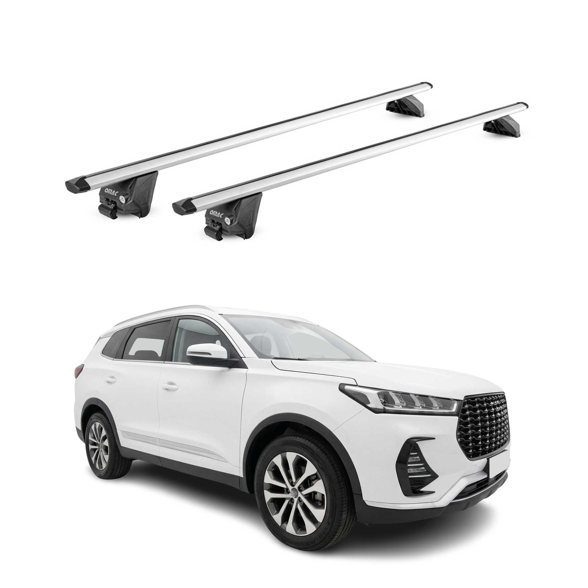 Barres de toit transversales pour DR 7.0 2025-2026 Aluminium Gris ABE
