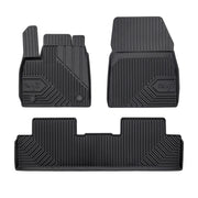 Tapis de Sol de Voiture No.77 pour Renault Megane E-Tech 2022-2026 TPE Noir 3Pcs