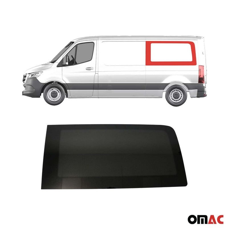 Vitre de Porte pour VW Crafter 2006-2017 L2 Gauche Arrière Pas pour Coulissante