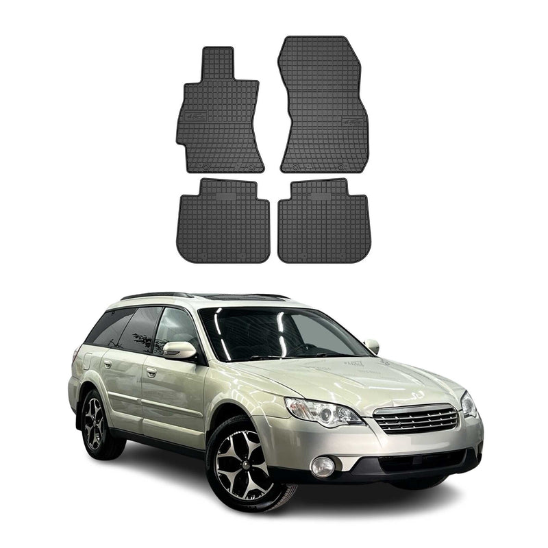 Tapis de Sol pour Subaru Outback III 2003-2009 OMAC Noir Caoutchouc