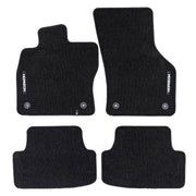 Tapis de sol pour VW Golf mk7 2012-2019 / Golf mk8 2019-2026 Velours Noir 4Pcs