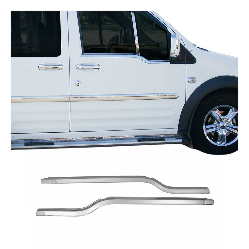 Garniture de Fenêtre pour Ford Connect Tourneo Transit 2002-2014 Acier Inox 2Pcs
