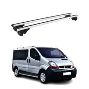 Barres de toit Transversales pour Renault Trafic II 2001-2014 TÜV Alu Gris 2x