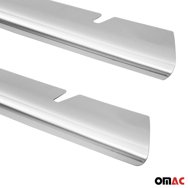 Grille de Calendre pour Renault Megane 2006-2010 4 PCS Acier Inox Chromé