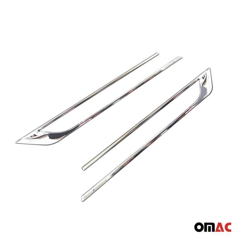 Cadre de Clignotant pour VW T6.1 Transporter 2019-2024 acier inoxydable 2Pcs