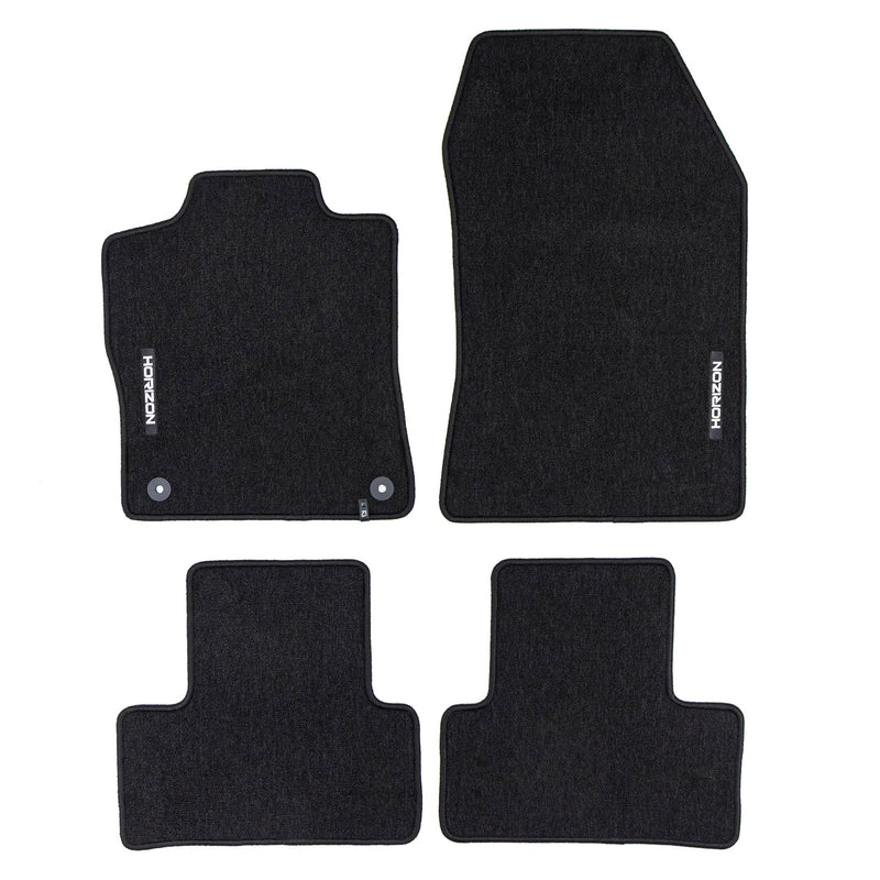 Tapis de Sol de Voiture pour Peugeot 308 III 2021-2025 Velours Durable Noir 4Pcs