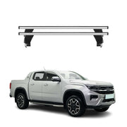 Menabo Barres de toit transversales pour VW Amarok II 2023-2026 Alu Gris 2x