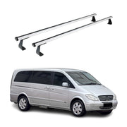Barres de toit transversales pour Mercedes Vito W639 2003-2014 chrome