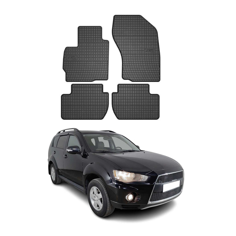 Tapis de Sol pour Mitsubishi Outlander II 2006-2012 OMAC Caoutchouc