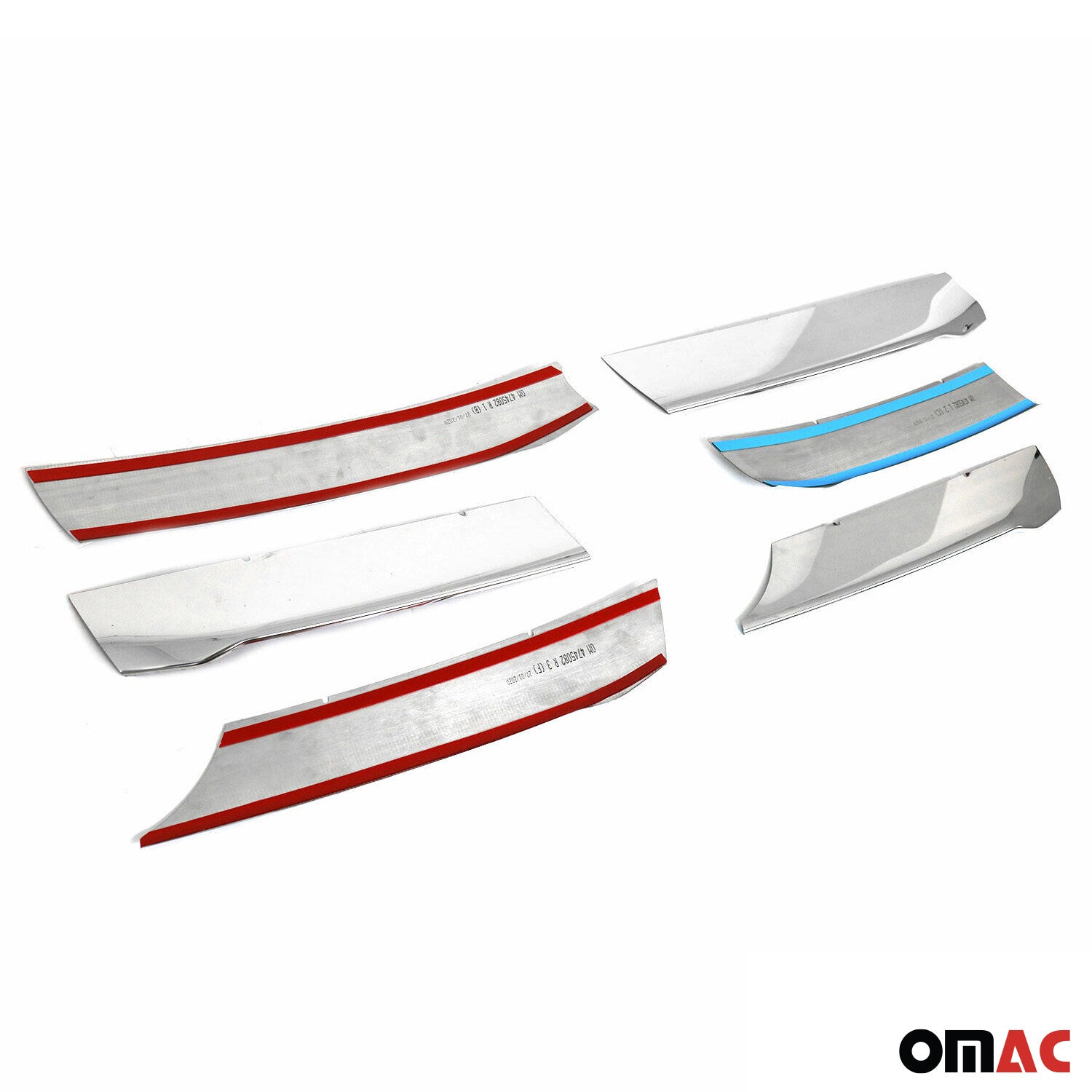 Moulure de Grille de Calandre pour Mercedes Sprinter W907 2018-2026 Chromé 6Pcs