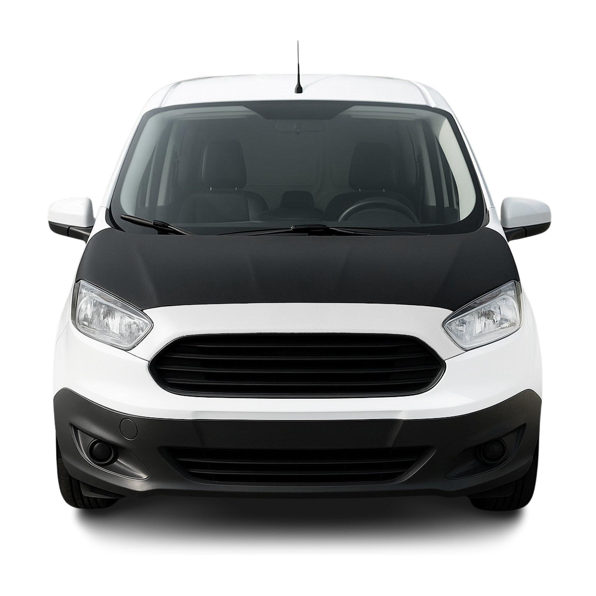 Protège Capot pour Ford Tourneo Transit Courier 2014-2024 Masque vinyle Noir