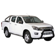 Pare-buffle Avant pour Isuzu D-Max 2012-2019 76 mm en Acier Noir