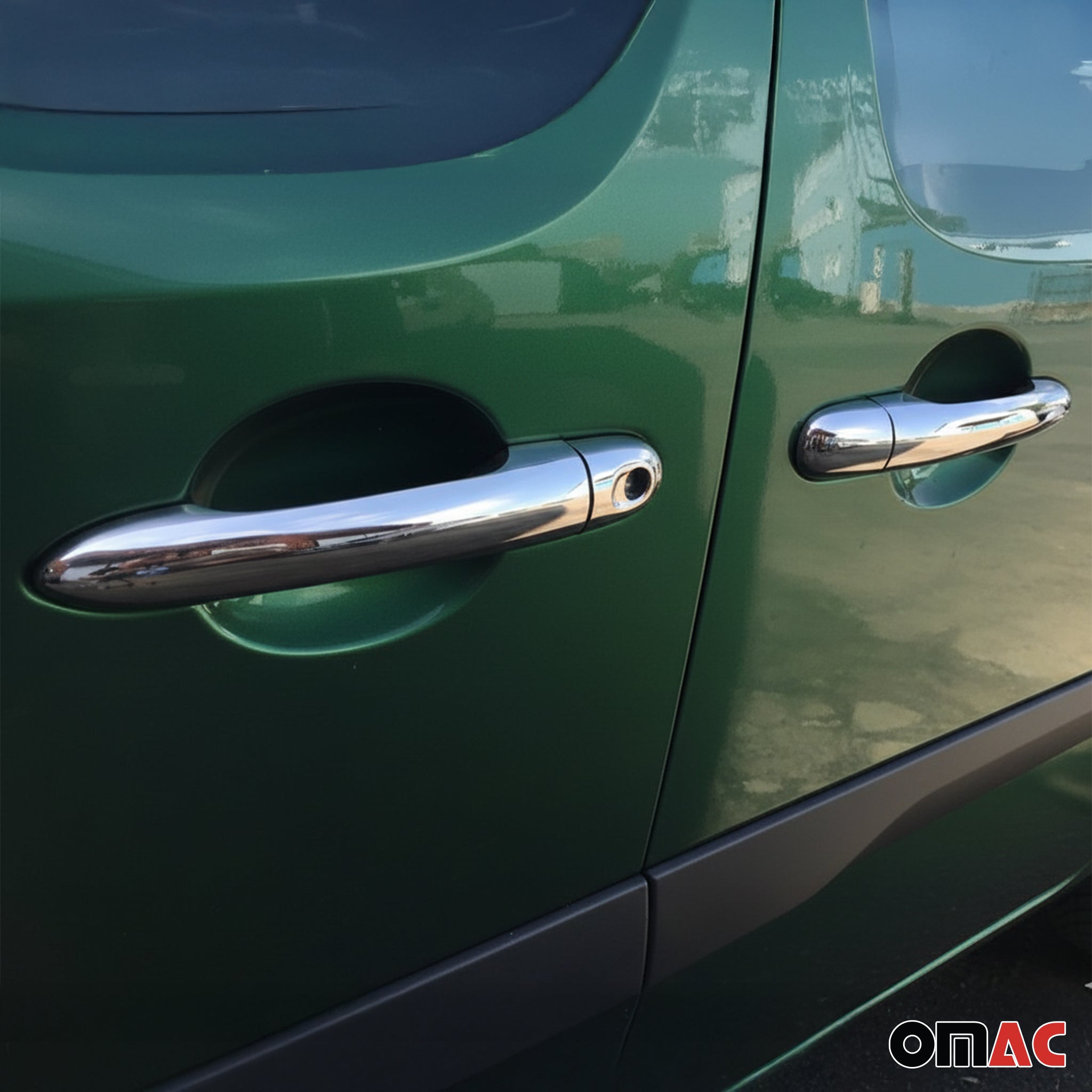 Couverture poignée de porte pour Renault Kangoo 2007-2021 5 Portes Acier 10Pcs