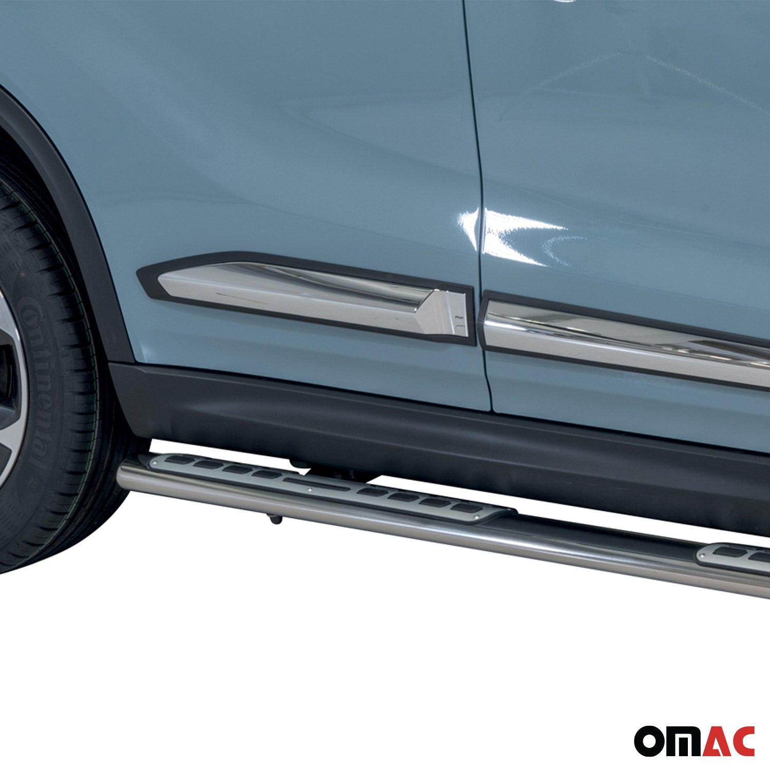 Marchepieds Latéraux pour Suzuki Vitara 2019-2026 Acier Inoxydable Argent