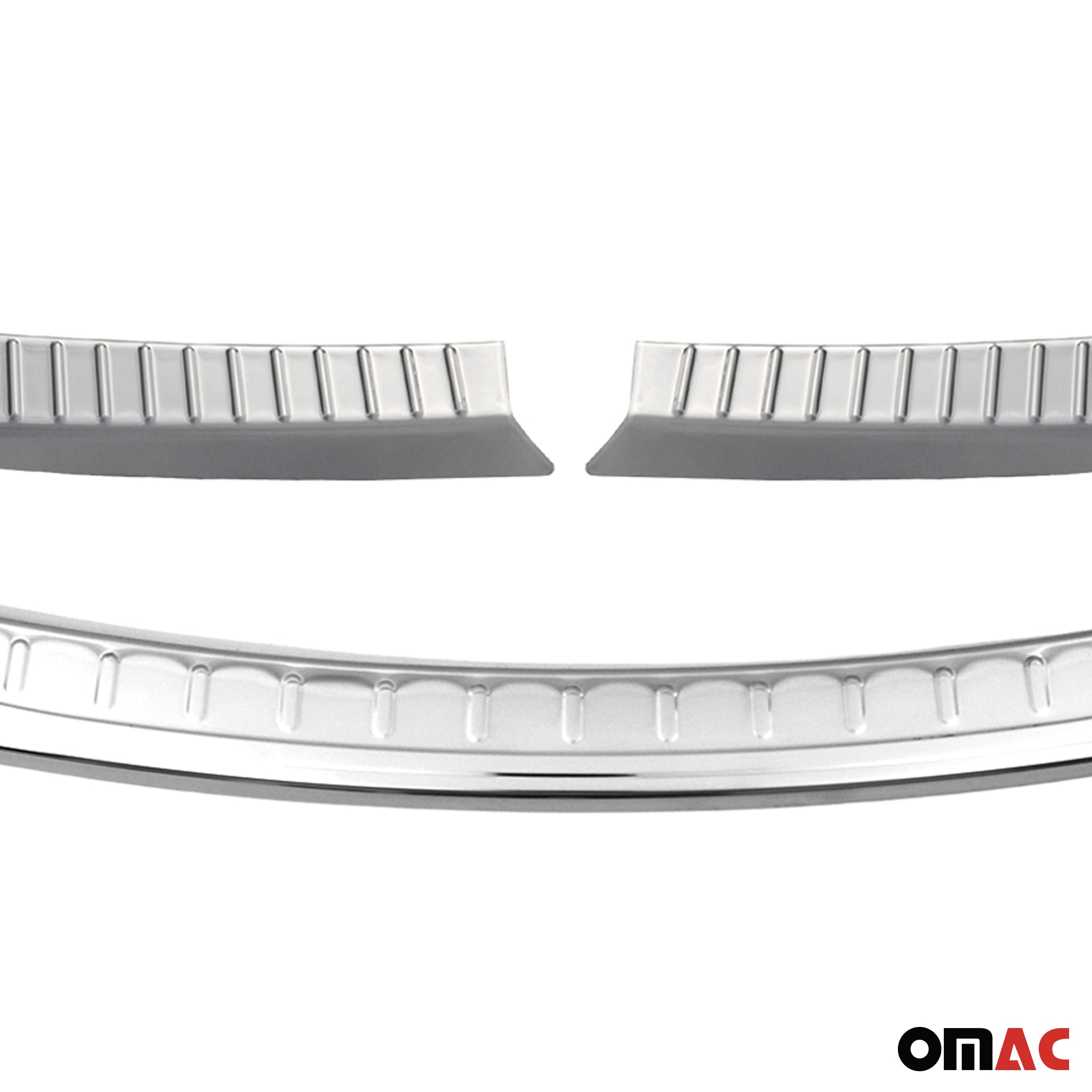 Kit Protection de Pare-Chocs arrière pour Mazda CX-5 2012-17 Brillant inox 3Pcs