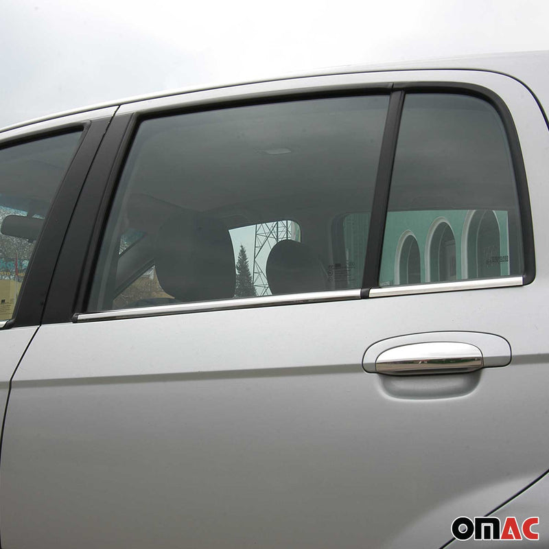 Baguettes pour contour Latérales pour Hyundai Getz 2002-2011 acier inox chrome