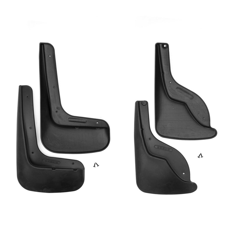 Bavettes Garde Boue pour Ford Edge 2016-2021 Avant & Arrière Plastique Noir 4Pcs