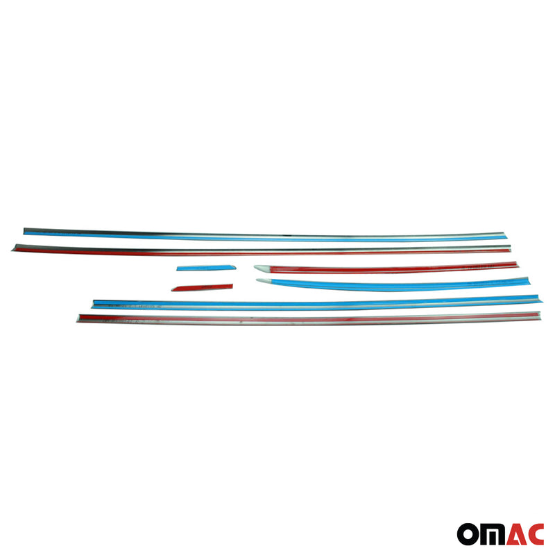 Garniture de Fenêtre pour Renault Clio Grandtour Break 2012-2019 Acier Inox 8Pcs