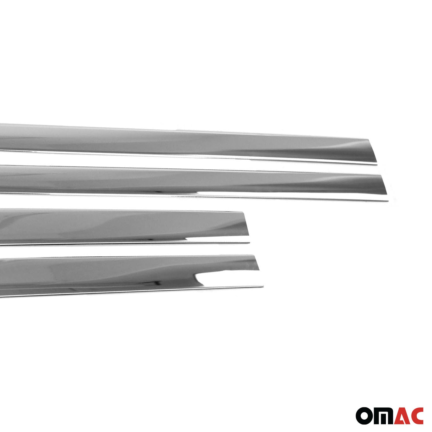 Garniture Baguette de porte latérale pour Jeep Compass 2006-2016 acier inox 4Pcs